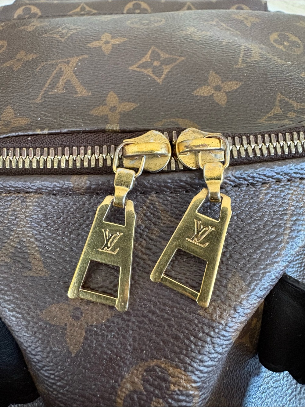 Louis Vuitton Palm Springs Backpack MM – Monogram / Black Leather Unisex - Picture 10 of 15